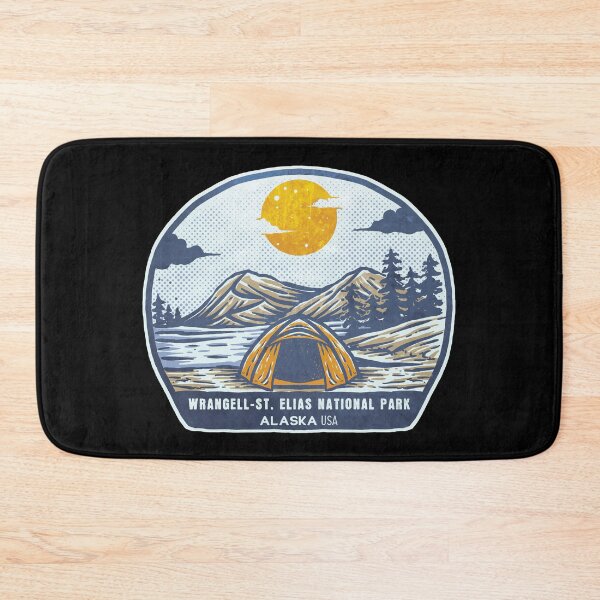 Item preview, Wrangell-St. Elias National Park Vintage Sunset Camp designed and sold by JordanHolmes.