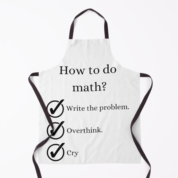 Item preview, How To Do Math Funny Quote designed and sold by LunaticArtWork.