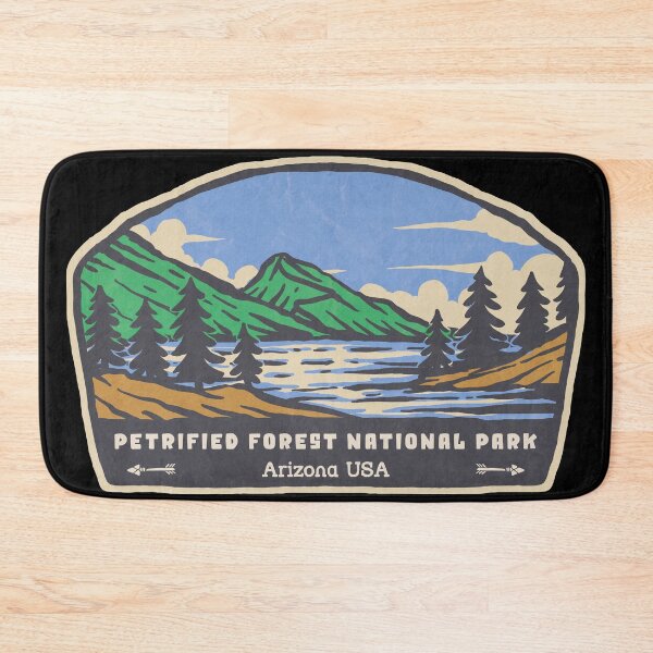 Item preview, Petrified Forest National Park Vintage Mountain Lake designed and sold by JordanHolmes.