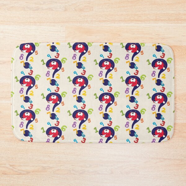 Item preview, Question mark funny face numbers for cute cool kids on First day in kindergarten designed and sold by Alice-Elgawi.