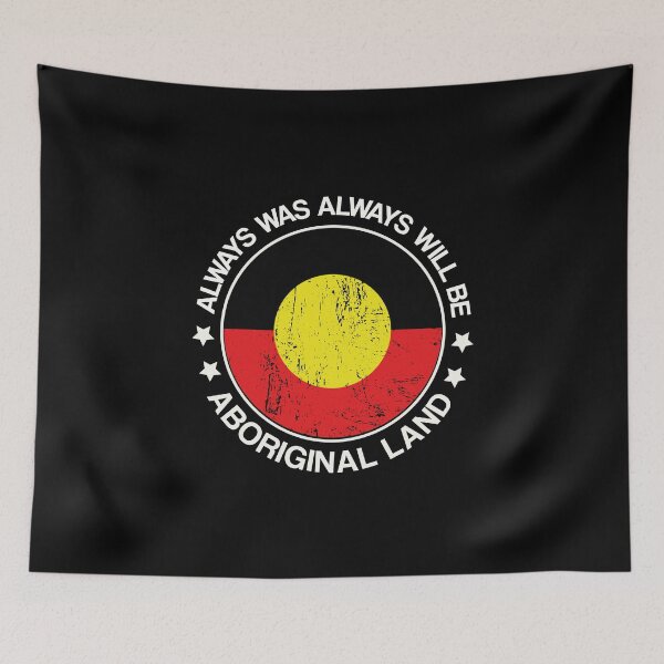 Item preview, Always Was Always Will Be Aboriginal Land National Sorry Day 2022 - Retro Vintage Australian Aboriginal Flag   designed and sold by Shidosama.