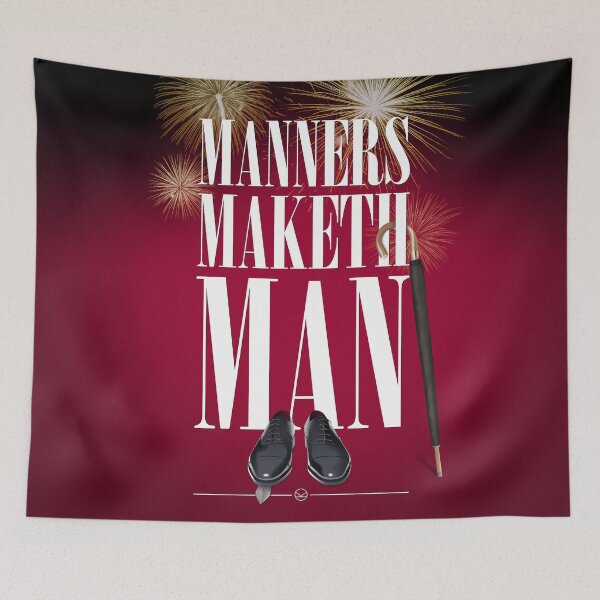 Item preview, Manners Maketh Man designed and sold by brucelovesyou.