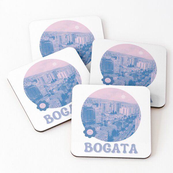 Item preview, funky vintage pink purple Bogata Columbia  designed and sold by JerryFrank.