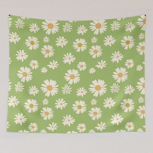 Item preview, Hand drawn daisy flower pattern  designed and sold by Sanaura.