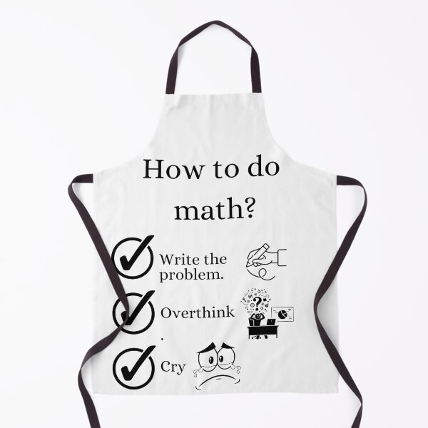 Item preview, How To Do Math Funny Quote designed and sold by LunaticArtWork.
