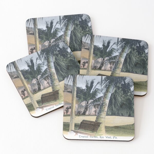 Item preview, 1910 Tropical Garden in Key West Florida designed and sold by historicimage.