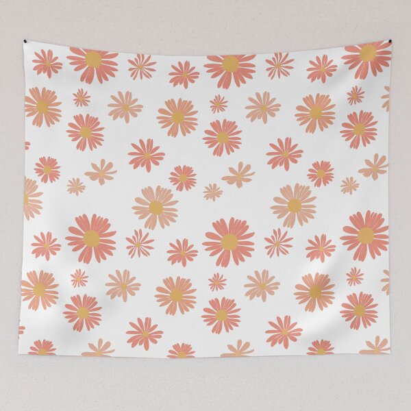 Item preview, Hand drawn daisy flower pattern  designed and sold by Sanaura.