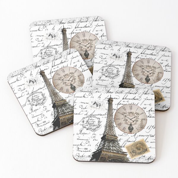 Item preview, FRENCH EIFFEL TOWER  VINTAGE LETTER IN THE POST  designed and sold by johnnyssandart.