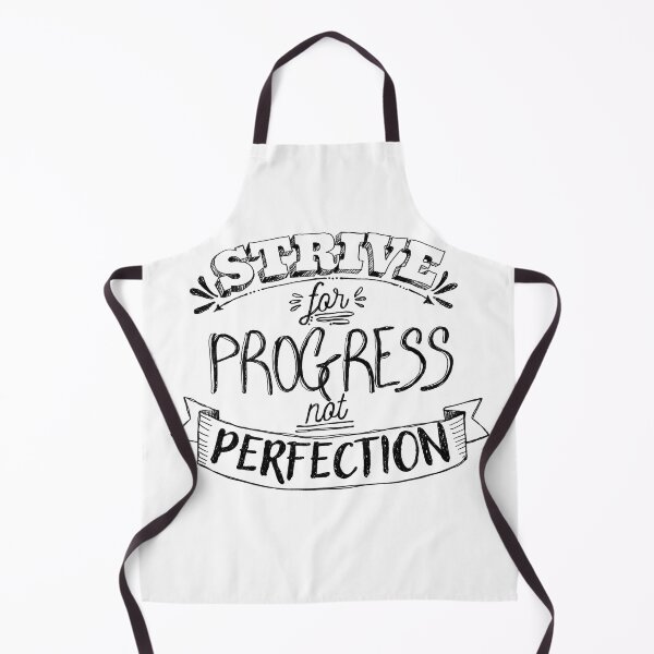 Item preview, Strive for progress not perfection designed and sold by Lillieoandco.
