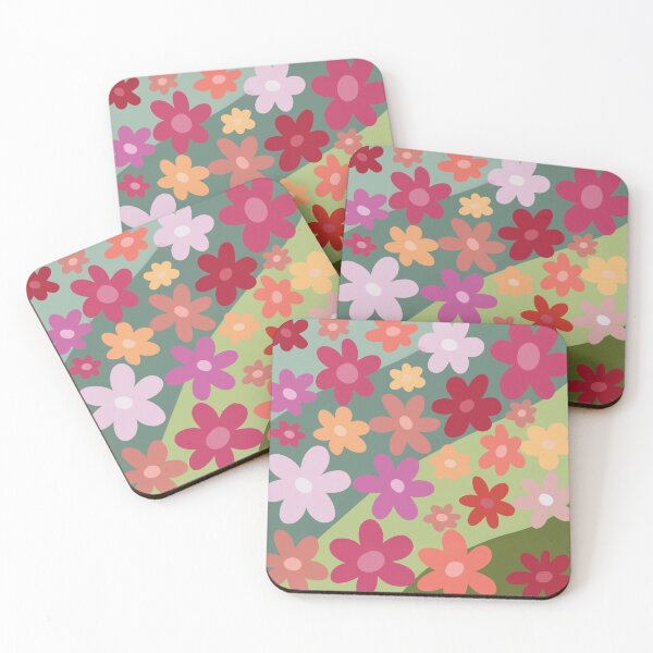 Item preview, Vibrant hand drawn floral design  designed and sold by Sanaura.