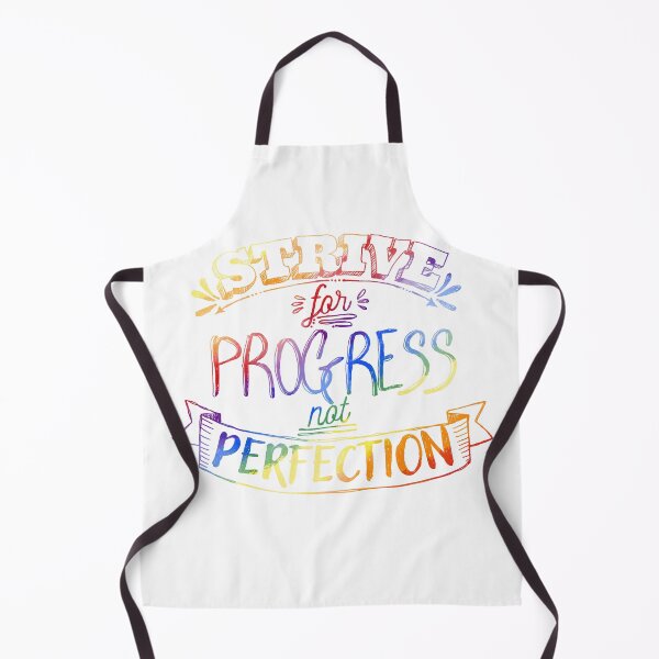 Item preview, Strive for progress not perfection designed and sold by Lillieoandco.