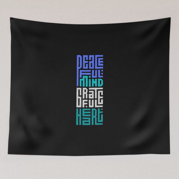 Item preview, Peaceful mind, grateful heart designed and sold by Marcela872020.