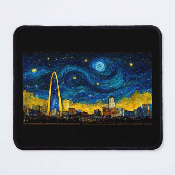 Item preview, St. Louis skyline like starry night  designed and sold by StoneyPhenix.