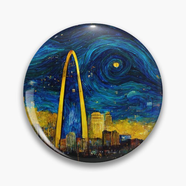 Item preview, St. Louis skyline like starry night  designed and sold by StoneyPhenix.
