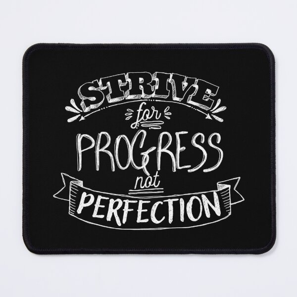 Item preview, Strive for progress not perfection designed and sold by Lillieoandco.