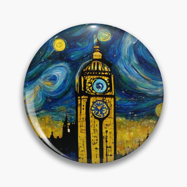 Item preview, London skyline like starry night  designed and sold by StoneyPhenix.