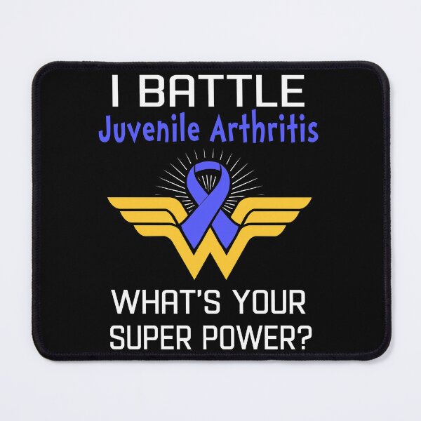 Item preview, I Battle Juvenile Arthritis What's Your Super Power Support Juvenile Arthritis Warrior Gifts  designed and sold by Sabfit.