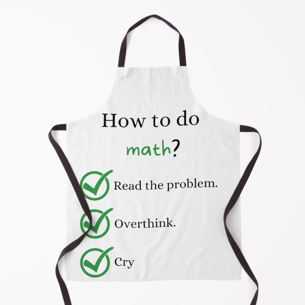 Item preview, How To Do Math Funny Quote designed and sold by LunaticArtWork.