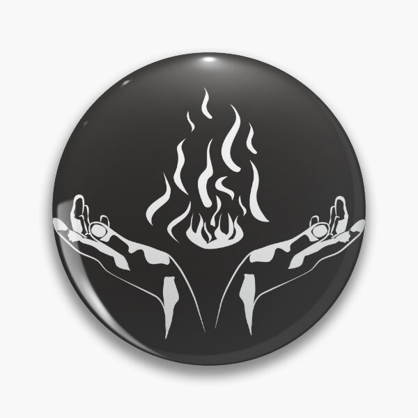 Item preview, manos sosteniendo fuego, silueta designed and sold by Creatory.studio.