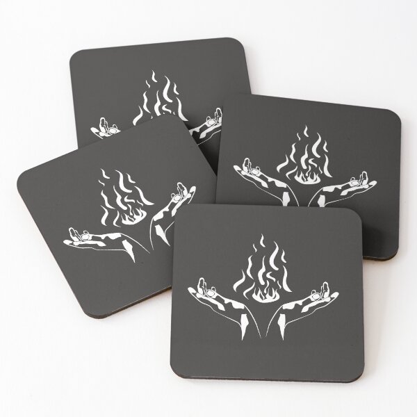 Item preview, manos sosteniendo fuego, silueta designed and sold by Creatory.studio.