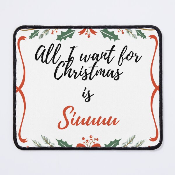 Item preview, all i want for christmas is siu designed and sold by Donya-Adel.