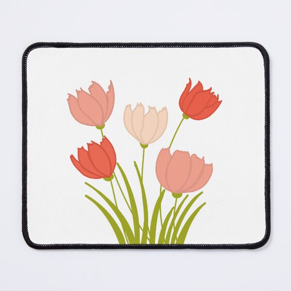 Item preview, Vibrant colour hand drawn floral design designed and sold by Sanaura.