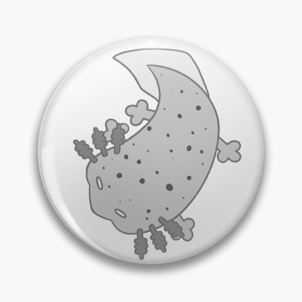 Item preview, White Axolotl Button designed and sold by JuicedPhrog.