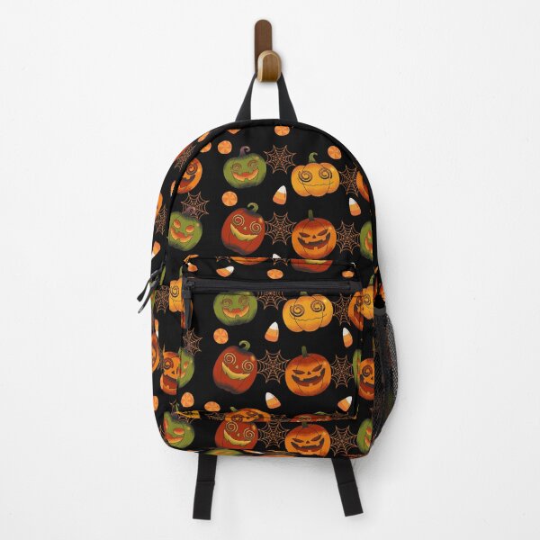 Item preview, pumpkins and spider webs, sweet Halloween party designed and sold by Malogue.