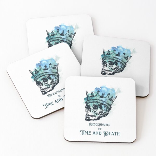 Item preview, Descendants of Time and Death Crowned Skull Watercolor Design designed and sold by winsbooks.