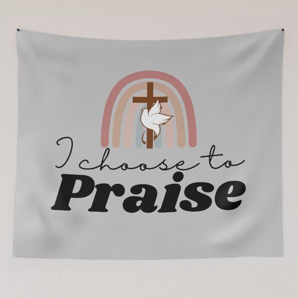 Item preview, I Choose To Praise- Christian Gift designed and sold by BronikowskiART.