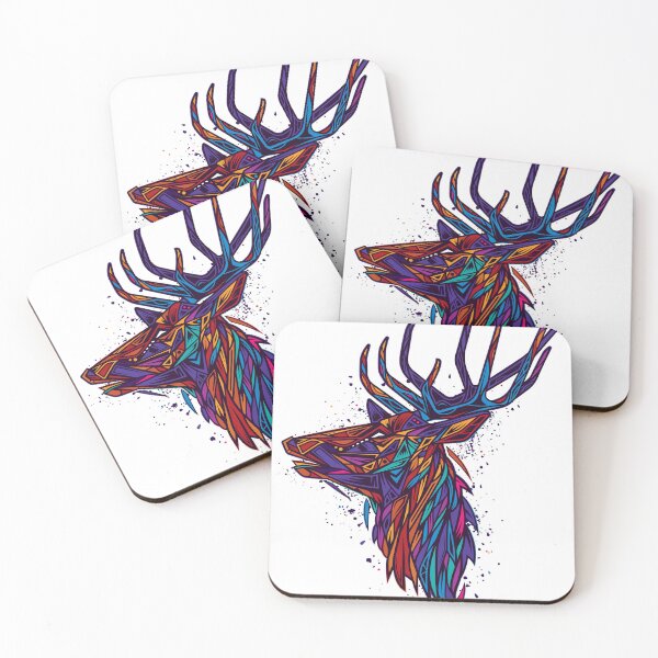 Item preview, The Buck Colorful Deer designed and sold by Urimagery.