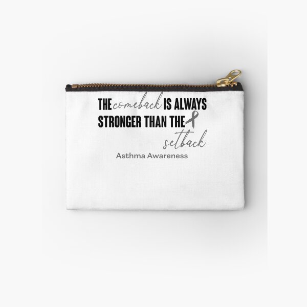 Item preview, Asthma Awareness - The Comeback is Always Stronger Than The Setback designed and sold by Robbsyn.
