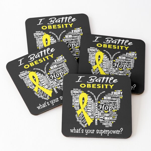Item preview, Obesity Warrior - I Battle Obesity What is your Superpower? designed and sold by KirstybShop.
