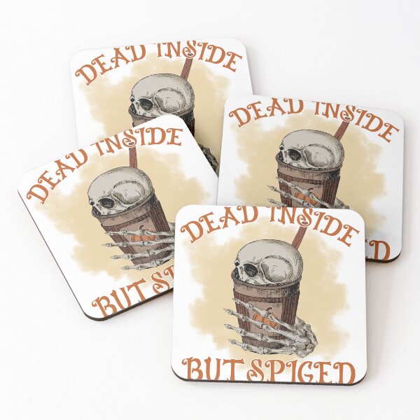 Item preview, Halloween Gift Skeleton Love Dead Inside But Spiced designed and sold by my-pro-designer.