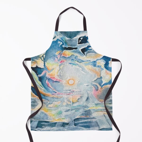 Item preview, Watercolor sky cloud and rainbow designed and sold by LesLapins.