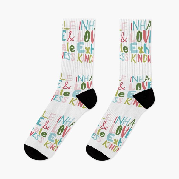 Item preview, Inhale love and exhale kindness designed and sold by Lillieoandco.