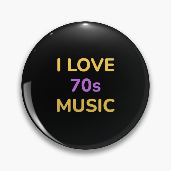 Item preview, I love 70s music retro nostalgia designed and sold by Inspirationmotivation.