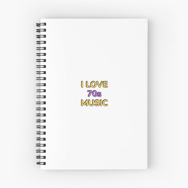 Item preview, I love 70s music retro nostalgia designed and sold by Inspirationmotivation.