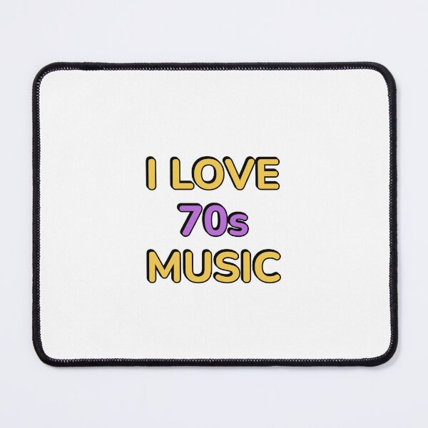 Item preview, I love 70s music retro nostalgia designed and sold by Inspirationmotivation.