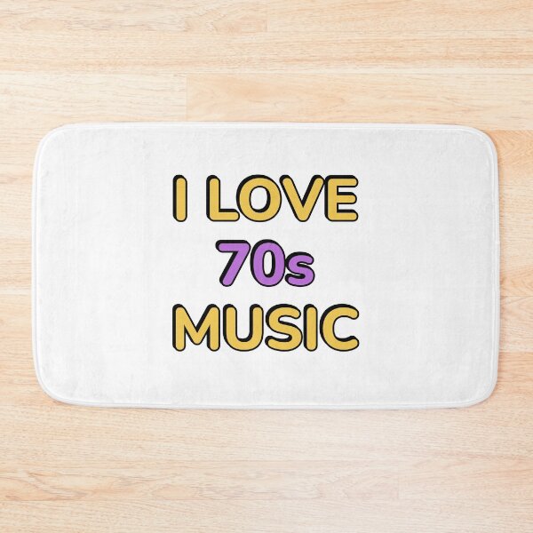 Item preview, I love 70s music retro nostalgia designed and sold by Inspirationmotivation.