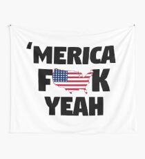 America fuck Yeah Wall Tapestry