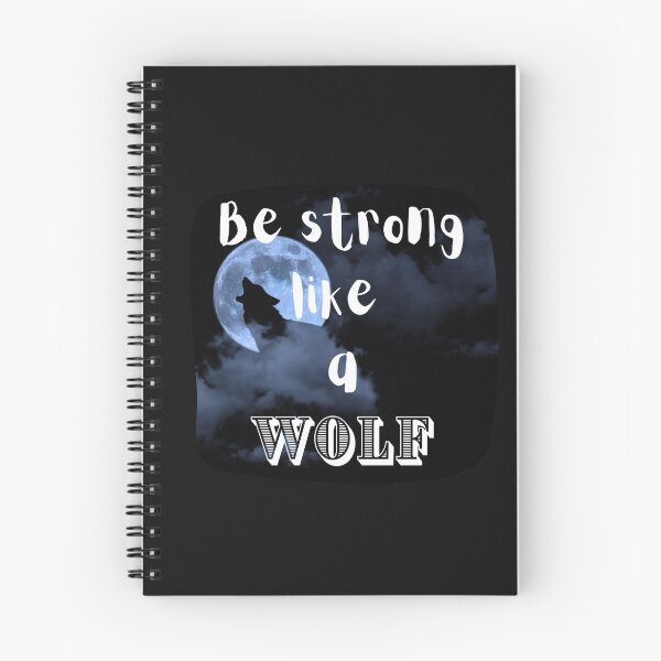 Item preview, Be strong like a wolf designed and sold by KVDcreations.