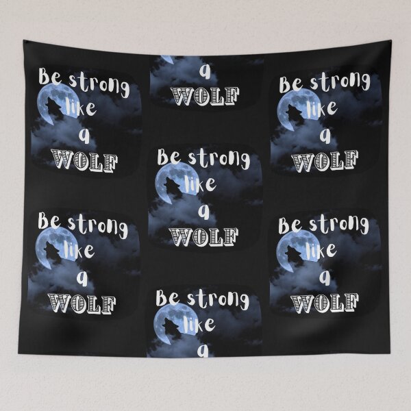 Item preview, Be strong like a wolf designed and sold by KVDcreations.