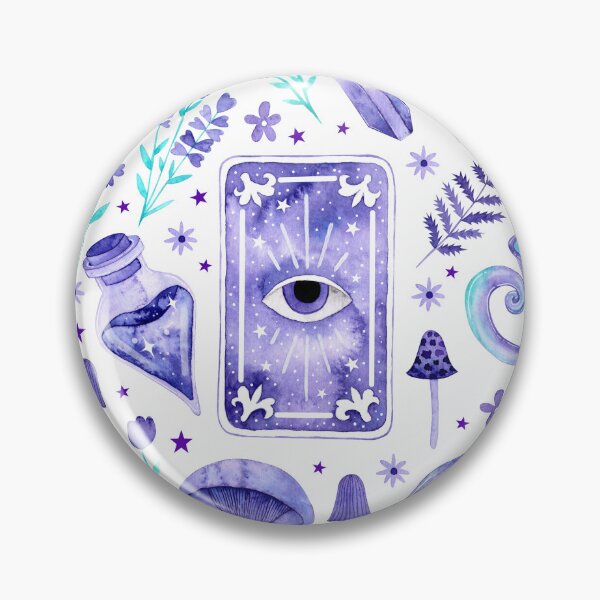 Item preview, Purple Eclectic Witch on White designed and sold by KConfetti.