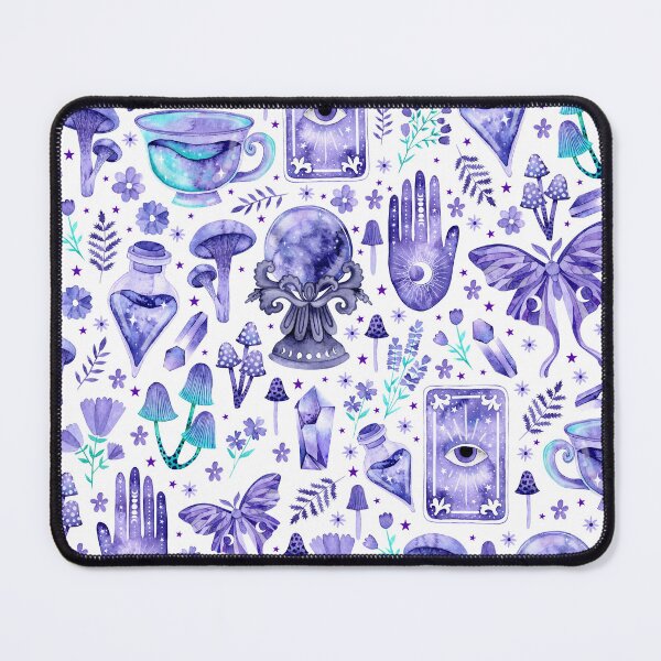 Item preview, Purple Eclectic Witch on White designed and sold by KConfetti.