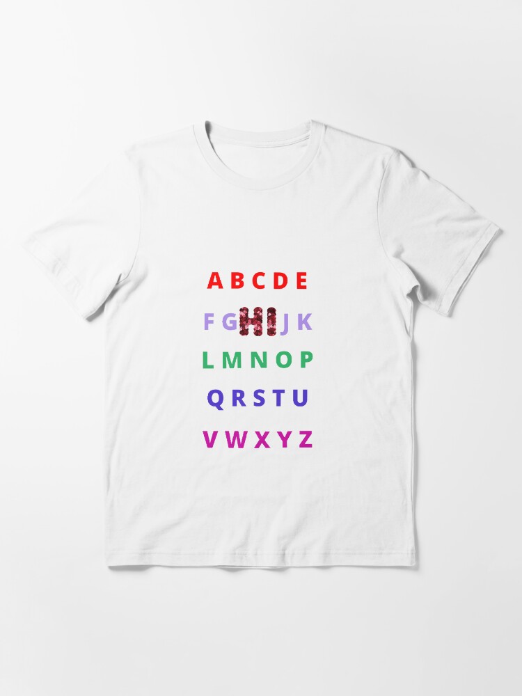 Funny Alphabet Lore Letter M' Women's V-Neck T-Shirt