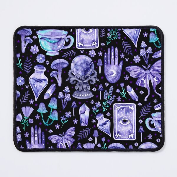Item preview, Purple Eclectic Witch on Black designed and sold by KConfetti.