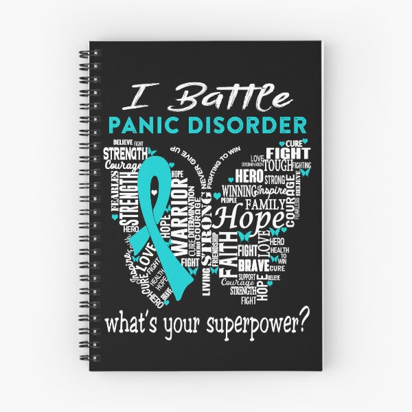 Item preview, Panic Disorder Warrior - I Battle Panic Disorder What is your Superpower? designed and sold by KirstybShop.