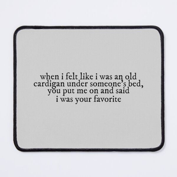 Item preview, Cardigan Lyrics Taylor Swift designed and sold by BoldNFresh.