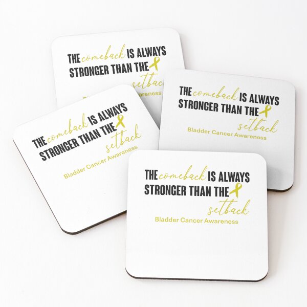Item preview, Bladder Cancer Awareness - The Comeback is Always Stronger Than The Setback designed and sold by Robbsyn.